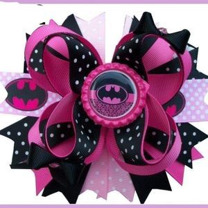4.5 INCH BATGIRL HAIRBOW